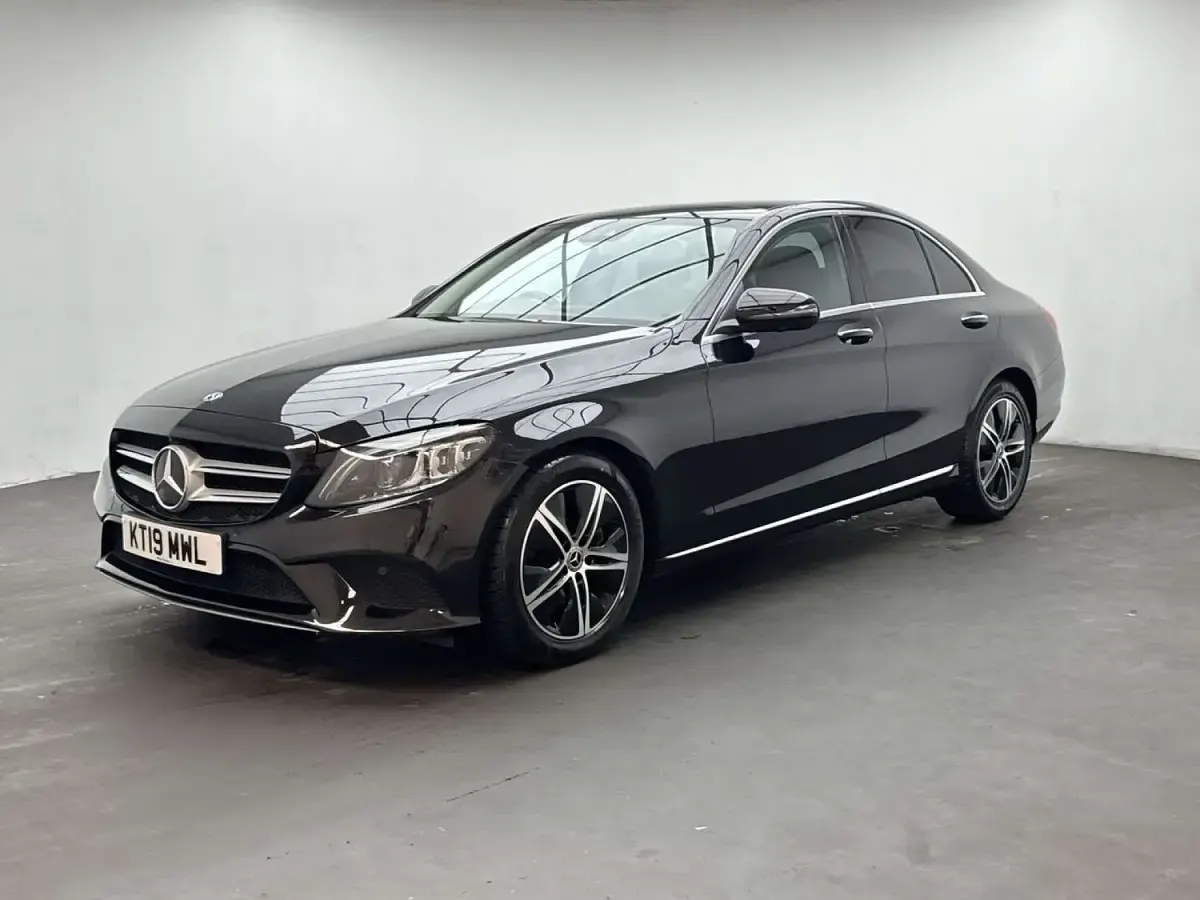 Used Mercedes C200 Premium Plus 2019 Black Sedan