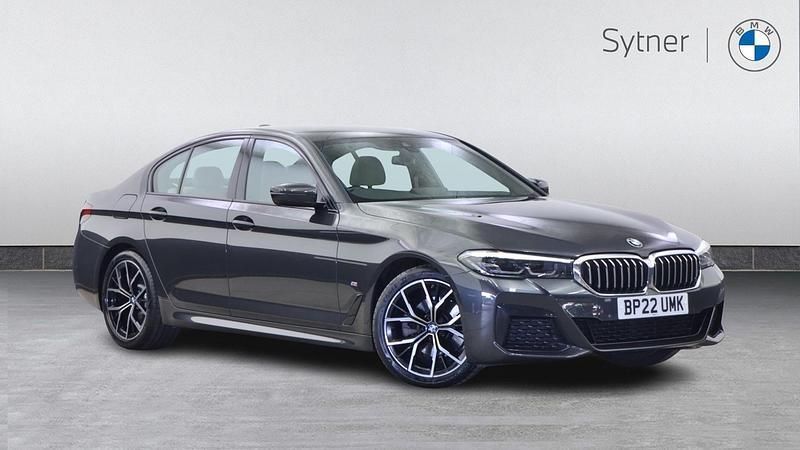 Grey Used 2022 BMW 520 M Sport | £26,500 (Good price) - Image 1/4