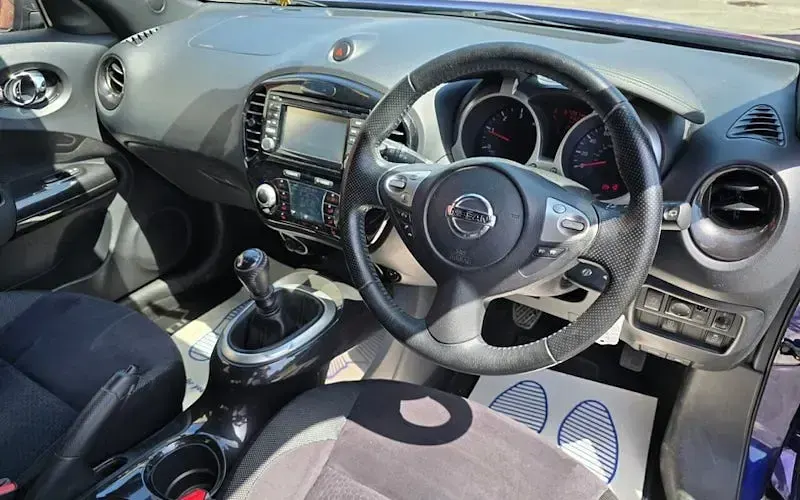 Used Nissan Juke Acenta Premium 110 HP (80 kW) 2014 Blue SUV