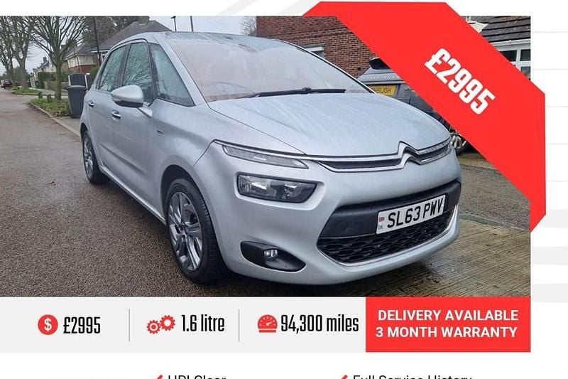 Used Citroën C4 Picasso Exclusive 115 HP (84 kW) 2014 Silver MPV