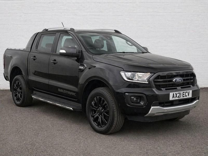 Begagnad Ford Ranger Wildtrack 210 HK (154 kW) 2021 Svart Pickup