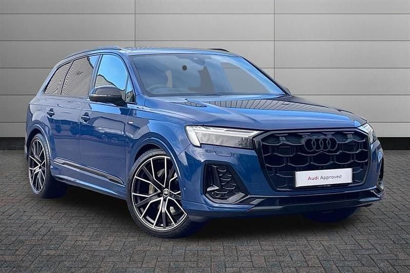New Audi Q7 Black Edition 286 HP (210 kW) 2025 Ascari blue SUV