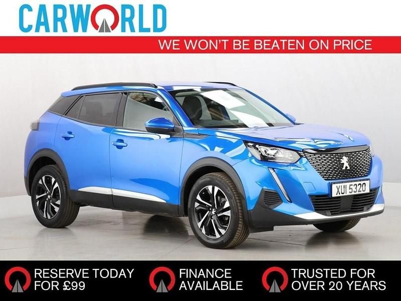 Blue Used 2021 Peugeot 2008 Allure SUV | £12,990 (Good price) - Image 1/3