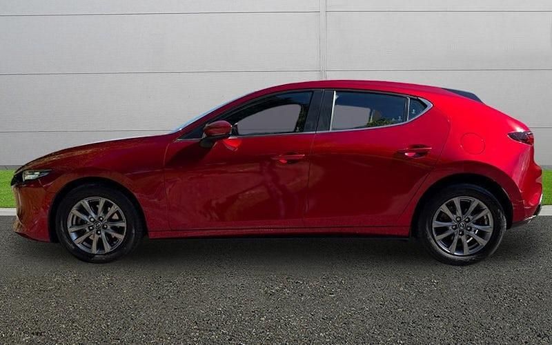 Begagnad Mazda 3 162 HK (119 kW) 2021 Röd Halvkombi