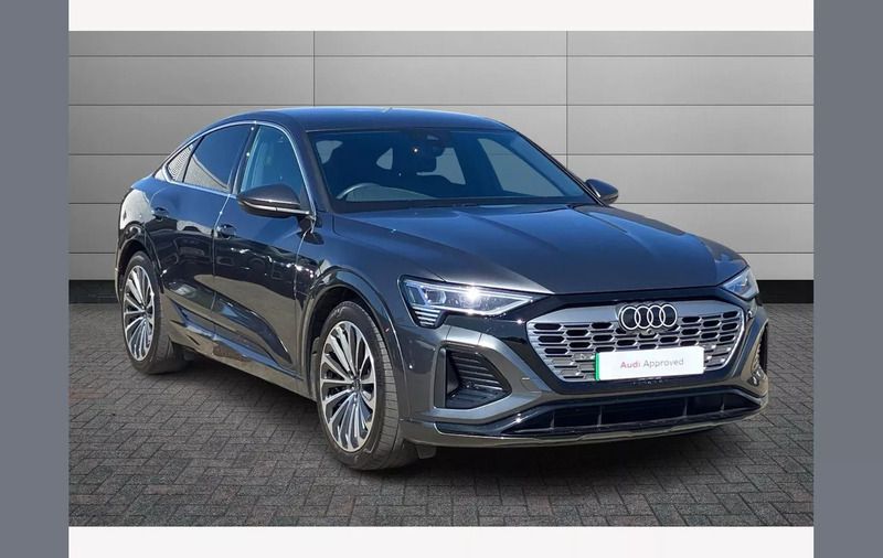 Grey Used 2023 Audi Q8 e-tron S-Line SUV | £42,095 - Image 1/4