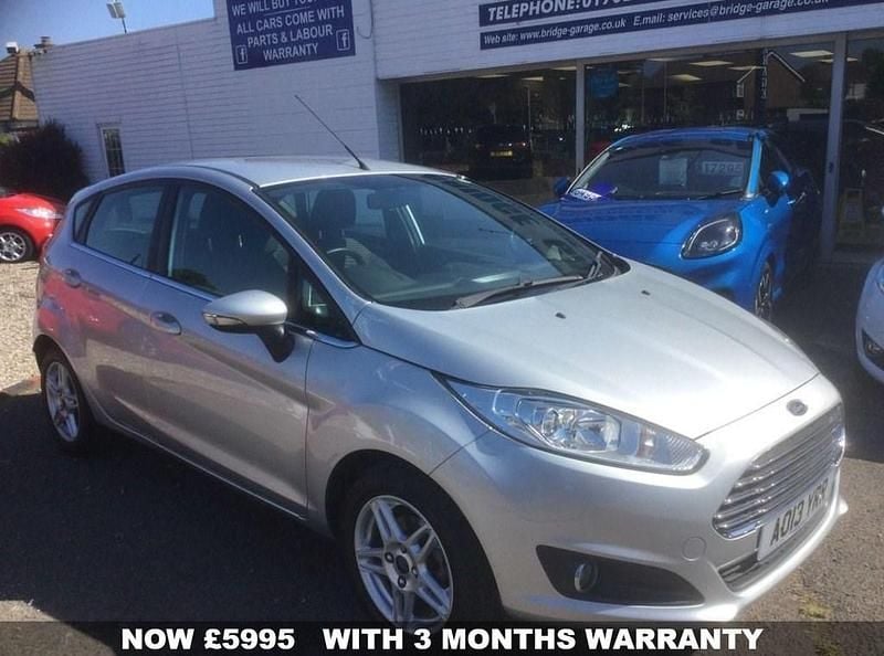 Silver Used 2013 Ford Fiesta Zetec Hatchback | £6,495 (A bit pricey) - Image 1/4