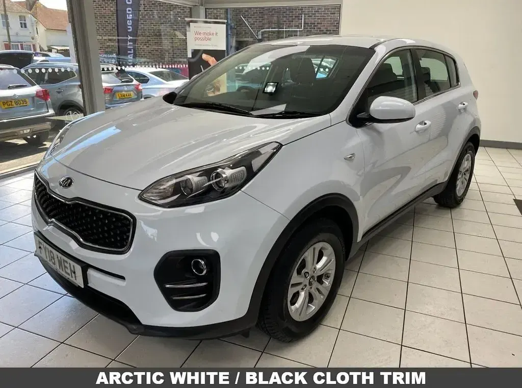 Used Kia Sportage 130 HP (95 kW) 2018 White SUV