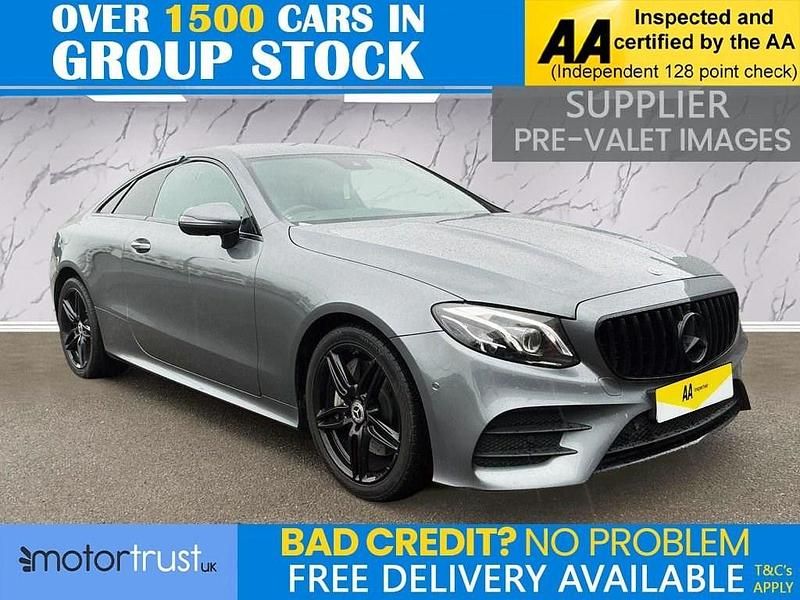 Used Mercedes E300 AMG line 245 HP (180 kW) 2019 Grey Coupe