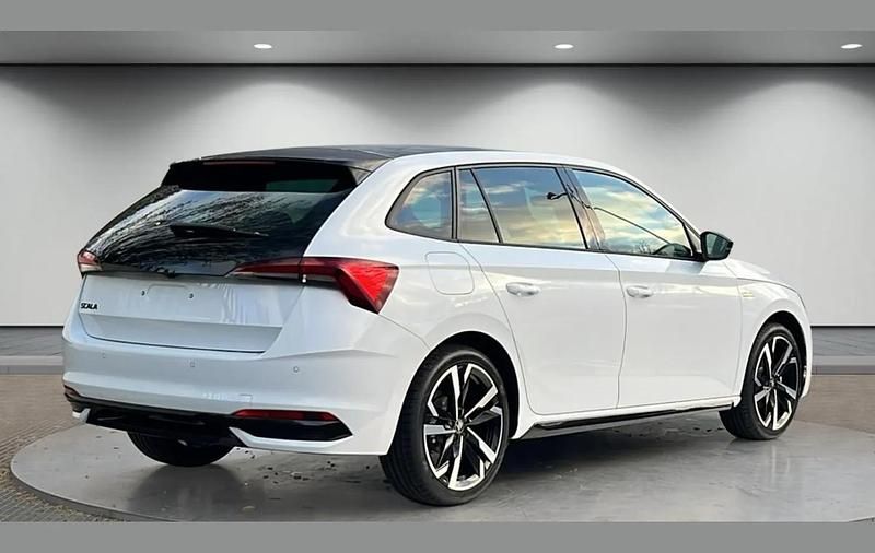 New Skoda Scala Monte Carlo 115 HP (84 kW) 2026 White Hatchback