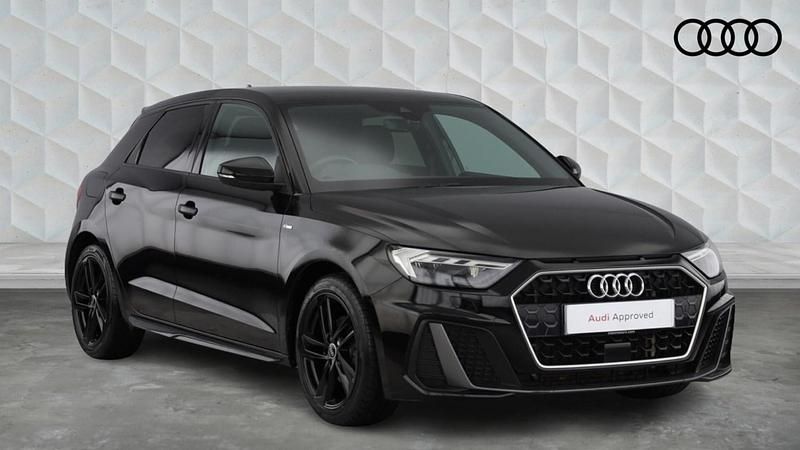 Used Audi A1 Sportback S-Line 110 HP (80 kW) 2022 Mythos black Hatchback