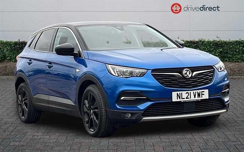 Used Vauxhall Grandland X SRi 131 HP (96 kW) 2021 Blue SUV