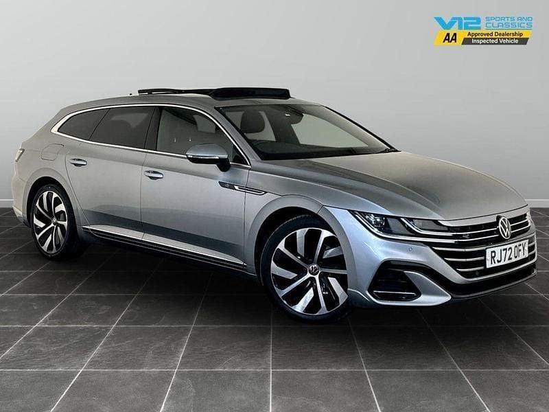 Silver Used 2022 VW Arteon R-line Estate | £18,495 (Good price) - Image 1/2