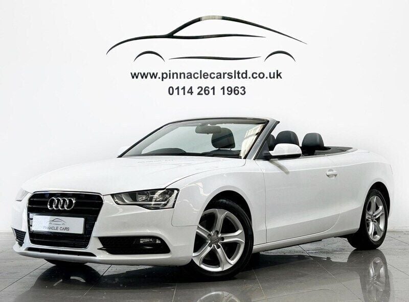White Used 2013 Audi A5 Cabriolet Cabriolet | £8,990 (Fair price) - Image 1/3