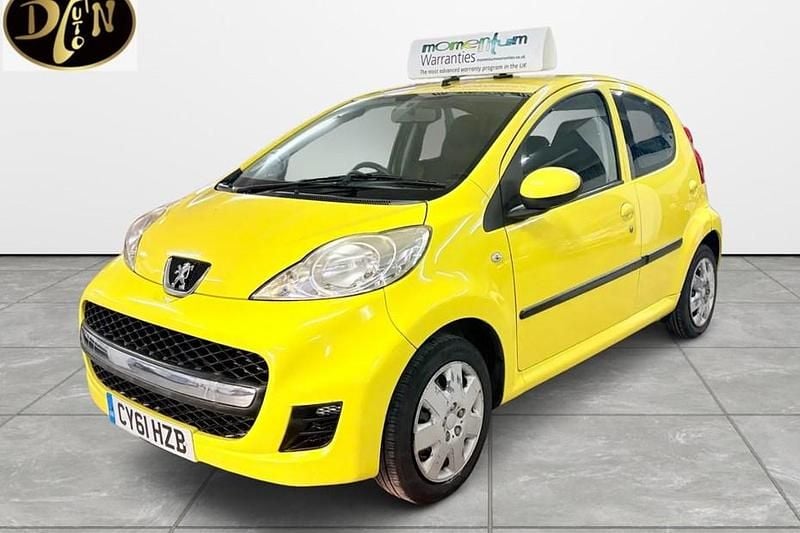 Yellow Used 2012 Peugeot 107 Hatchback | £4,195 (Fair price) - Image 1/1