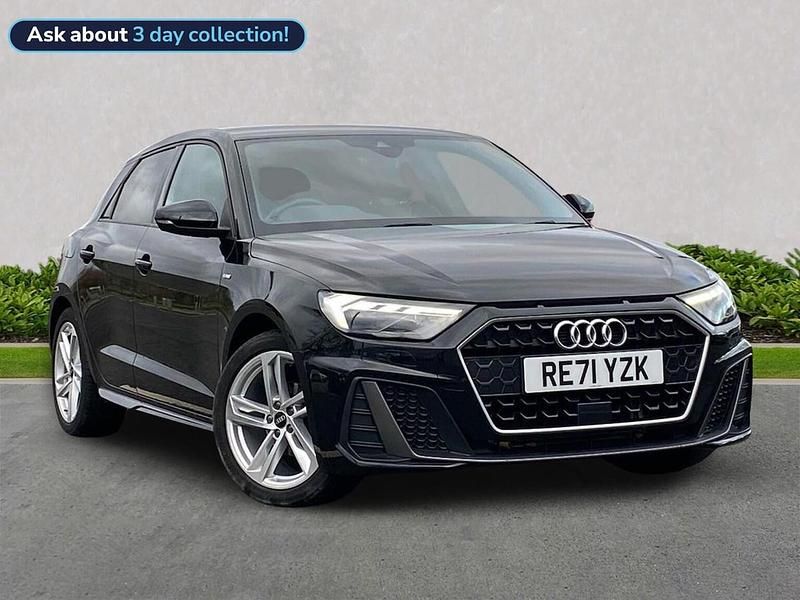 Black Used 2021 Audi A1 S-Line Hatchback | £17,606 (Fair price) - Image 1/2