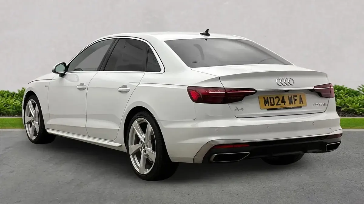 Used Audi A4 S-Line 2024 White Sedan