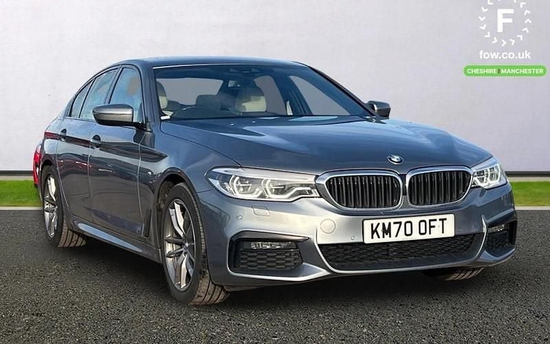 Blue Used 2020 BMW 520 Comfort Edition Sedan | £21,399 (Good price) - Image 1/4