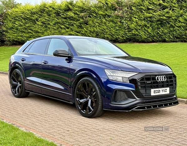 Used Audi Q8 Black Edition 286 HP (210 kW) 2021 Blue SUV