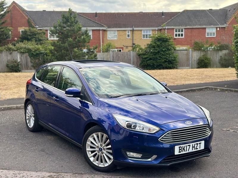 Blue Used 2017 Ford Focus Titanium X Hatchback | £2,990 (Super price) - Image 1/4