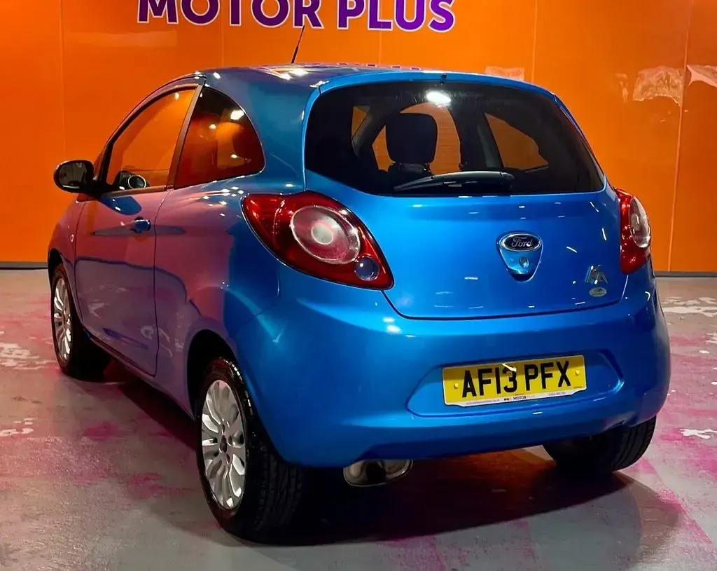 Used Ford Ka Zetec 69 HP (50 kW) 2013 Blue Hatchback