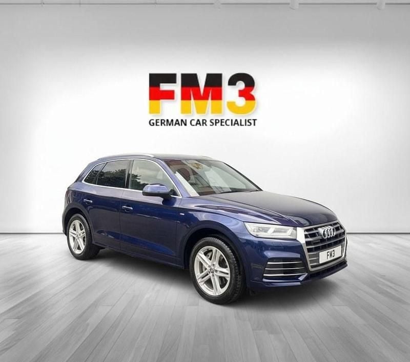 Used Audi Q5 S-Line 299 HP (219 kW) 2020 Blue SUV
