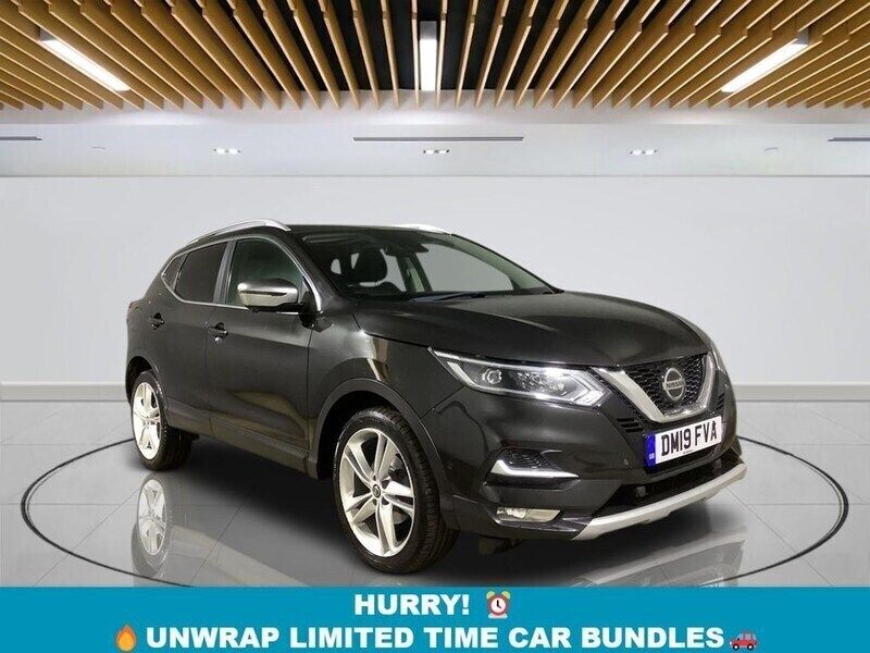 Black Used 2019 Nissan Qashqai N-Motion SUV | £11,549 (Fair price) - Image 1/3