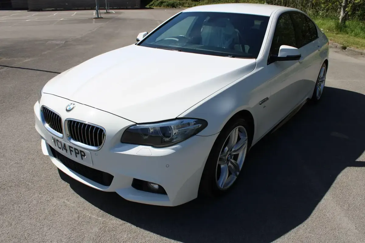 Begagnad BMW 520 M Sport 2014 Vit Sedan