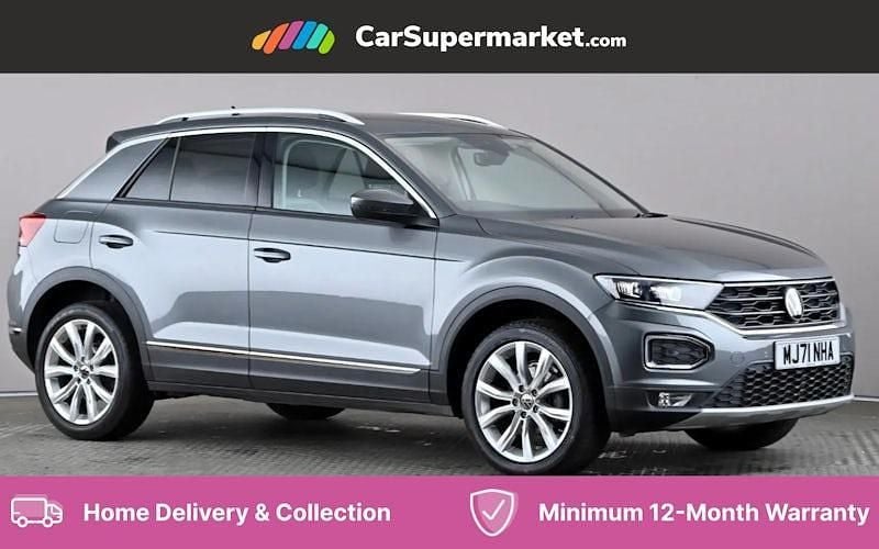 Grey Used 2021 VW T-Roc SEL SUV | £19,997 (Fair price) - Image 1/4