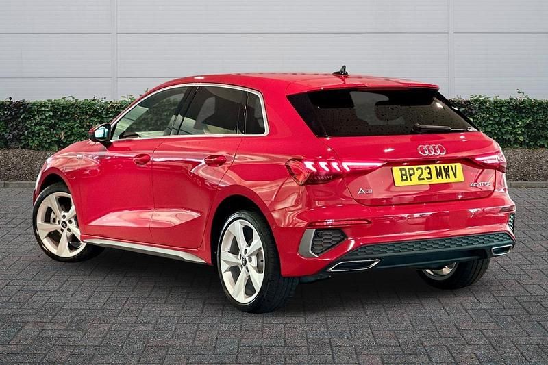 Used Audi A3 e-tron S-Line 200 HP (147 kW) 2023 Red Hatchback