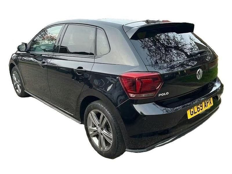 Used VW Polo R-line 115 HP (84 kW) 2019 Black Hatchback