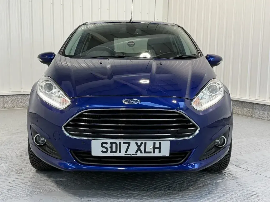 Used Ford Fiesta Titanium 2017 Blue Hatchback