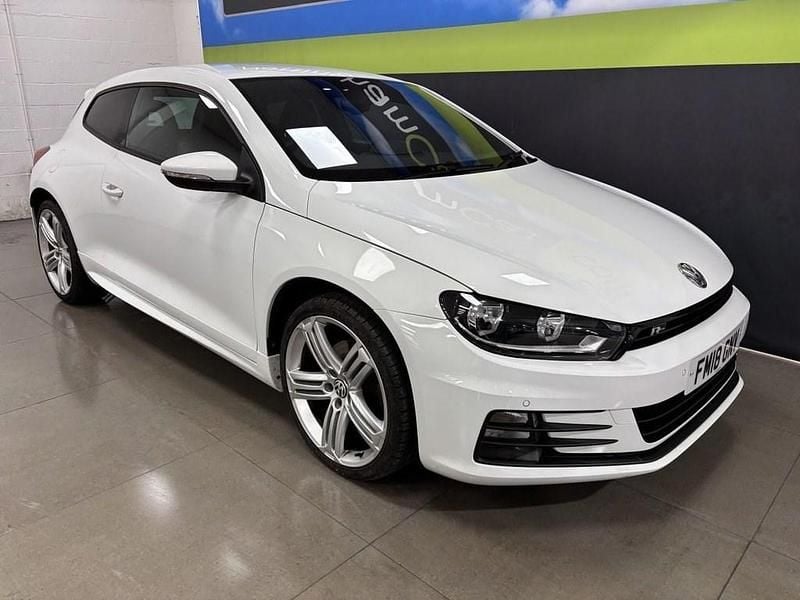 Used VW Scirocco R-line 184 HP (135 kW) 2018 White Coupe