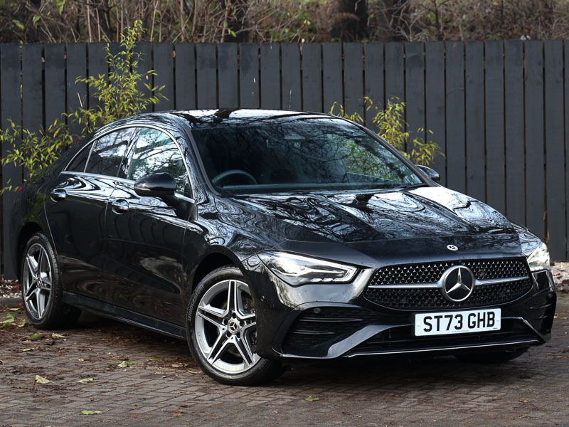 Black Used 2023 Mercedes CLA250e Executive Sedan | £27,498 (Fair price) - Image 1/4