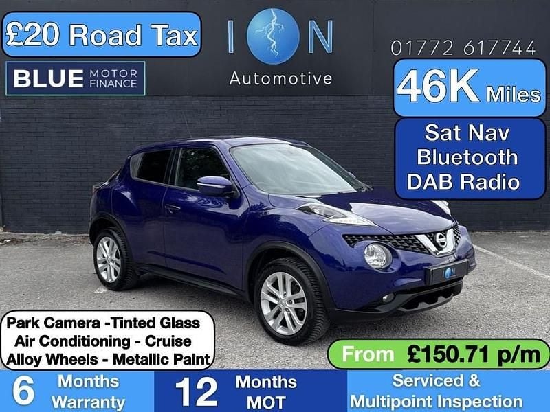 Used Nissan Juke N-Connecta 110 HP (80 kW) 2016 Blue SUV