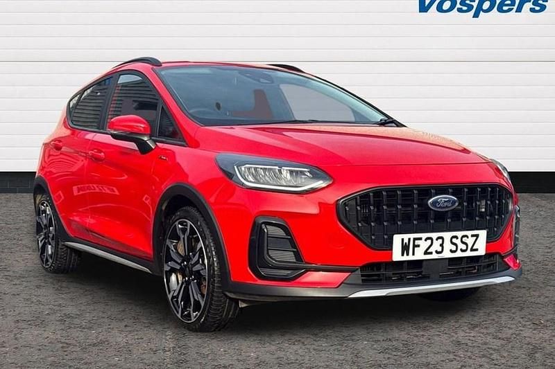 Used Ford Fiesta Active X 123 HP (90 kW) 2023 Red Hatchback