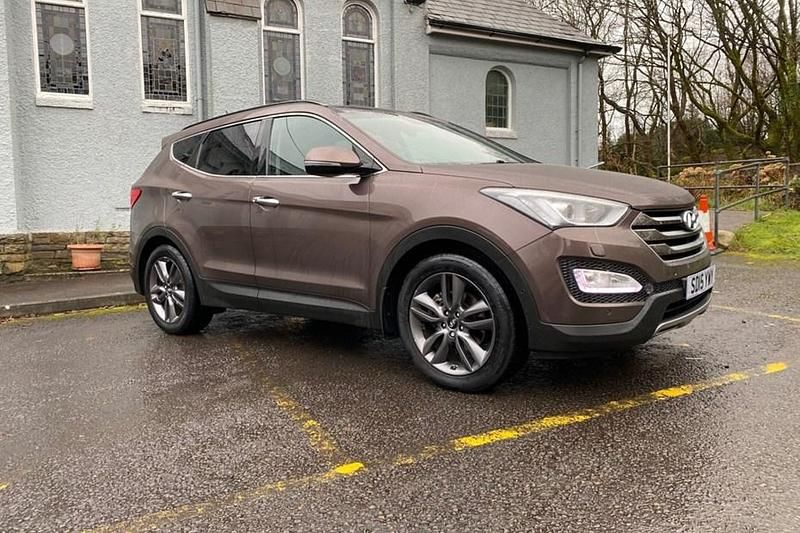 Used Hyundai Santa Fe Premium SE 194 HP (142 kW) 2015 Brown SUV