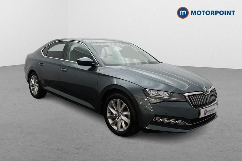 Grey Used 2021 Skoda Superb SE Technology Hatchback | £18,049 (Fair price) - Image 1/4