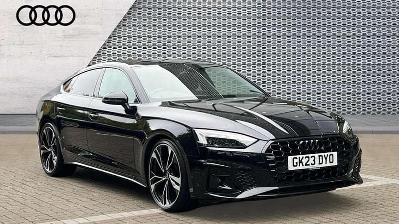 Black Used 2023 Audi A5 Sportback Black Edition Hatchback | £28,190 (Fair price) - Image 1/4