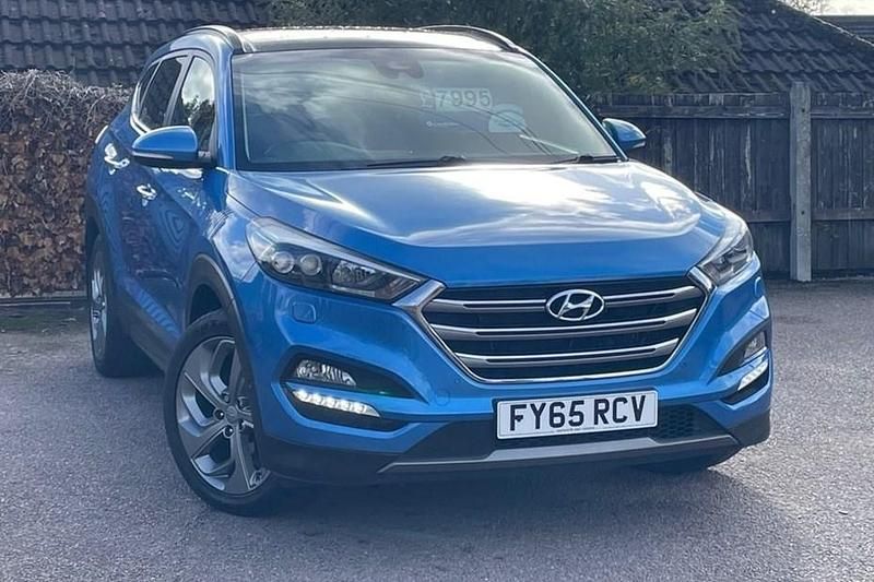 Blue Used 2015 Hyundai Tucson Premium SE SUV | £7,895 (Expensive) - Image 1/1