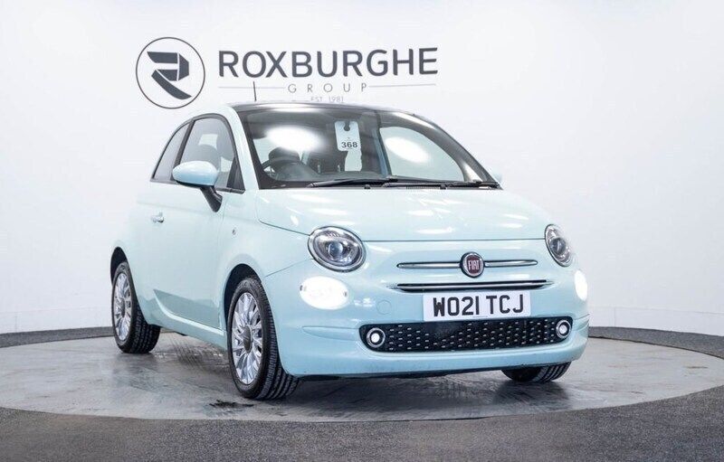 Green Used 2021 Fiat 500 Lounge Hatchback | £6,490 (Super price) - Image 1/4