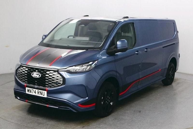 Blue New 2024 Ford E-Transit Sport Van | £26,990 (Fair price) - Image 1/4