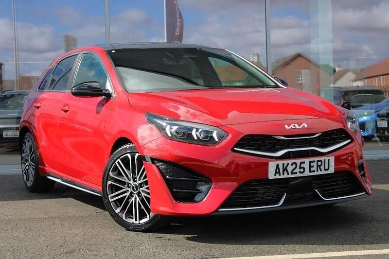 Red New 2025 Kia Ceed GT GT-Line S Hatchback | £25,273 (Expensive) - Image 1/3