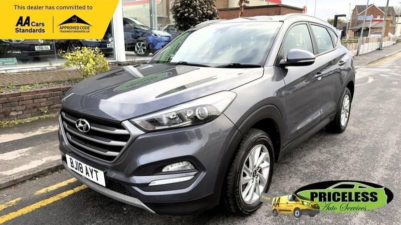 Grey Used 2018 Hyundai Tucson SE SUV | £8,995 (Fair price) - Image 1/4