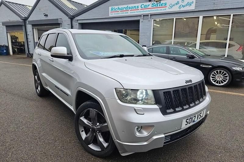 Silver Used 2012 Jeep Grand Cherokee Overland SUV | £6,000 - Image 1/1