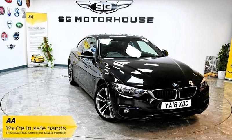 Used BMW 420 Sport Line 184 HP (135 kW) 2018 Black Coupe