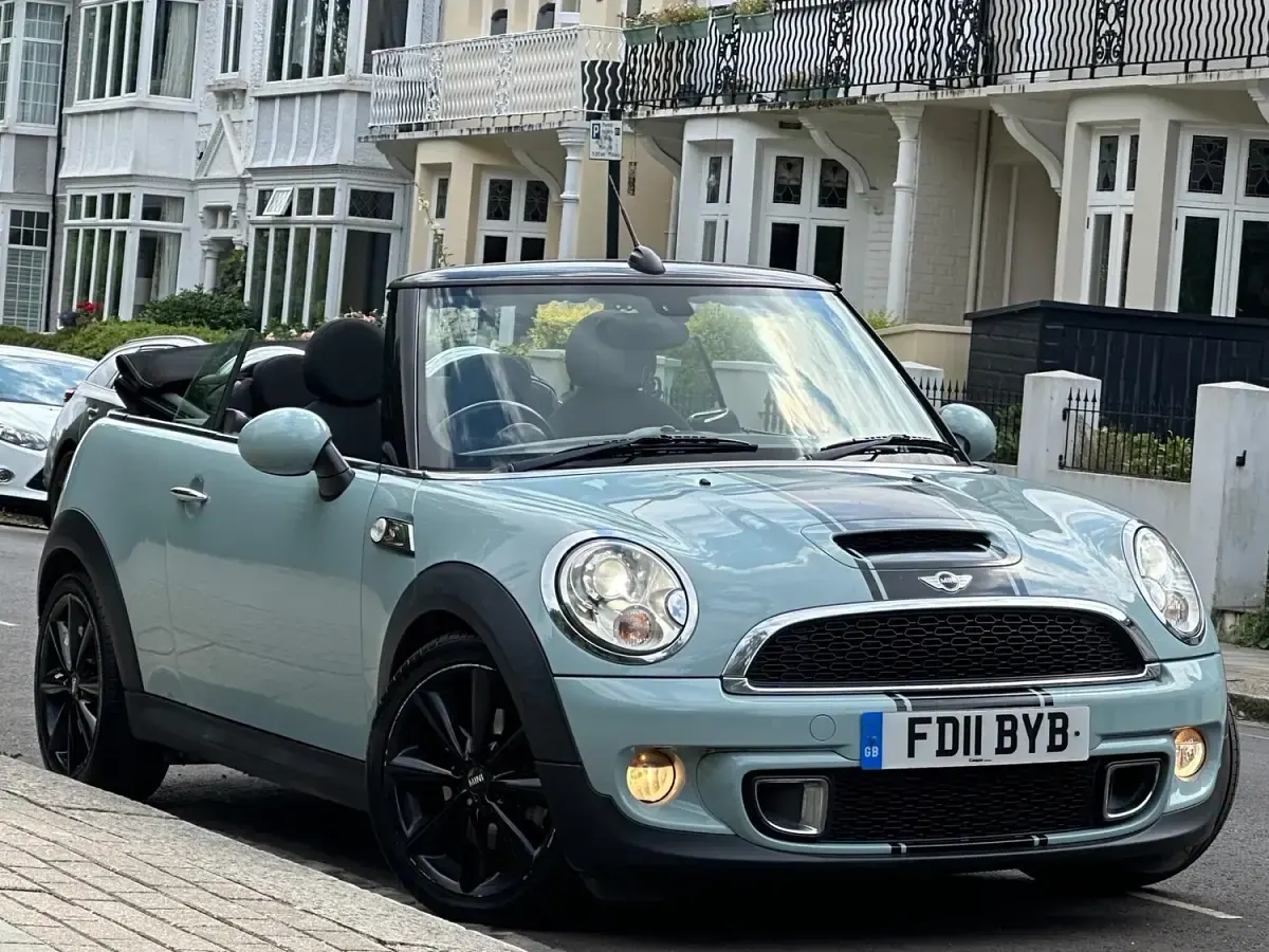 Used Mini Cooper S Cabriolet 2011 Blue Cabriolet