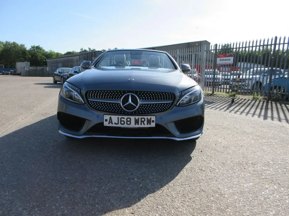 Used Mercedes C250 AMG Line Premium Plus 2018 Grey Cabriolet