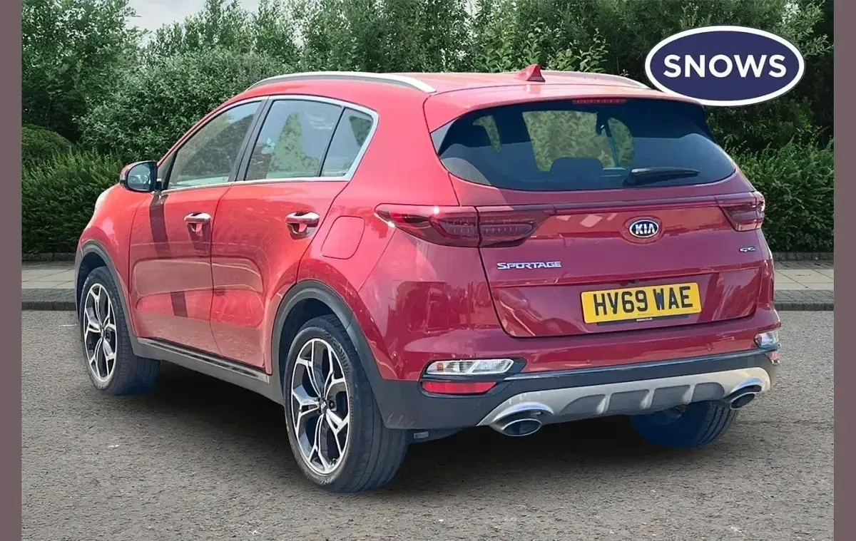 Used Kia Sportage GT-Line 177 HP (130 kW) 2019 Red SUV