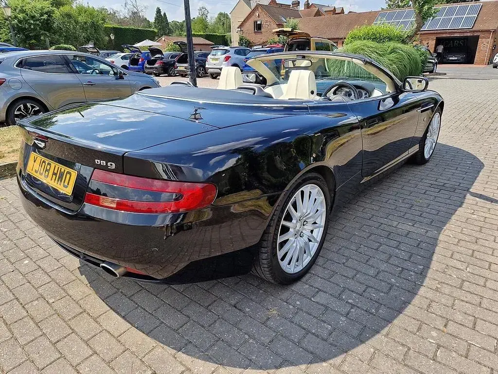 Used Aston Martin DB9 456 HP (335 kW) 2008 Black Cabriolet