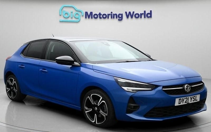Used Vauxhall Corsa SRi 101 HP (74 kW) 2021 Blue Hatchback